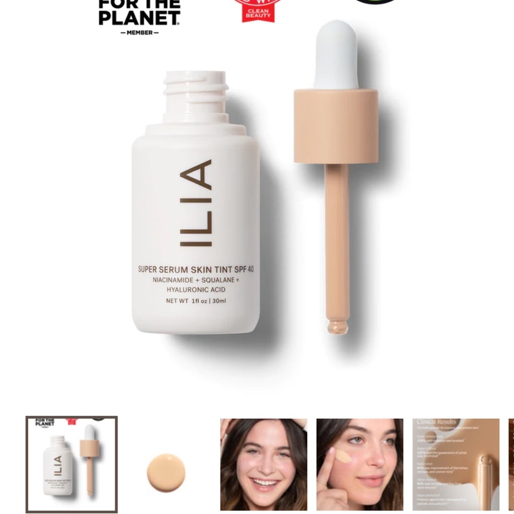 Ilia Super Serum Skin Tint in the shade BALOS ST3